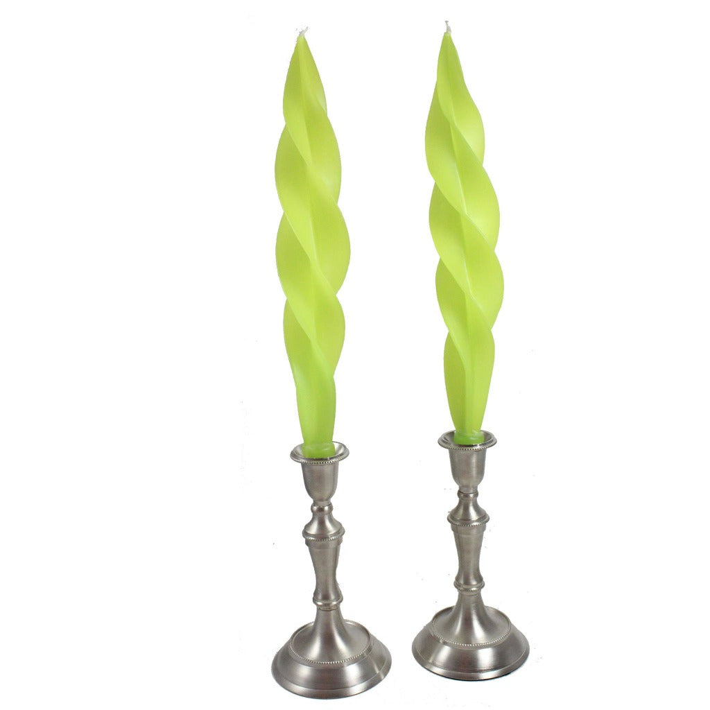Beeswax Feather Taper Candle  - 12 inches