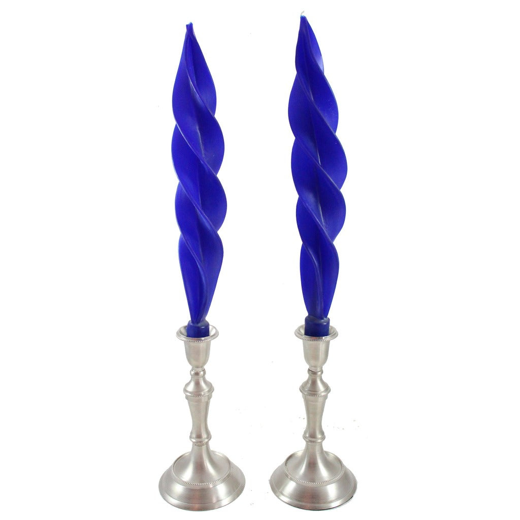 Beeswax Feather Taper Candle  - 12 inches