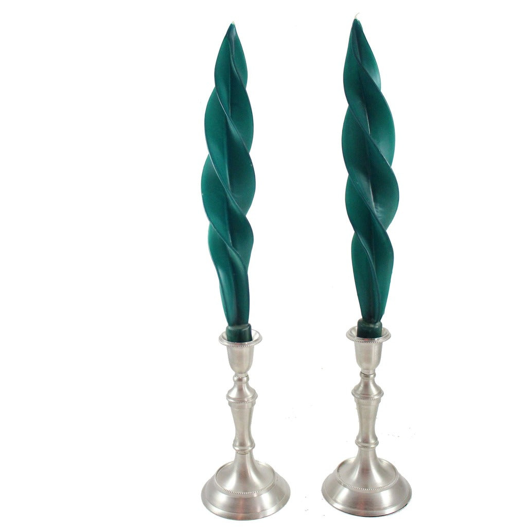 Beeswax Feather Taper Candle  - 12 inches